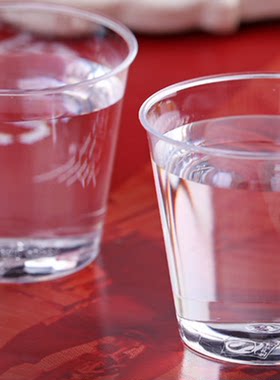 透明硬塑料一口杯