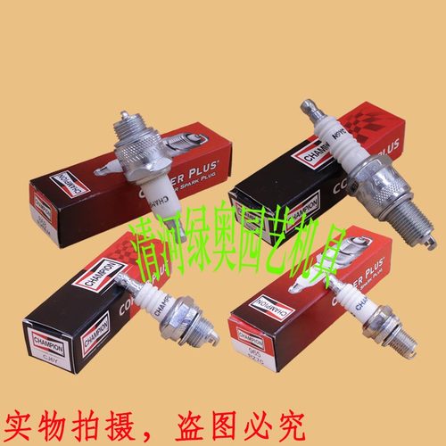 美国冠军火花塞RZ7C/N9YC/RJ19LM/CJ6Y两/四冲程水泵绿篱机割灌机