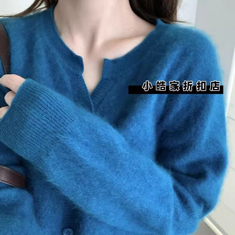 5羊绒95羊毛秋冬新韩版宽松毛衣
