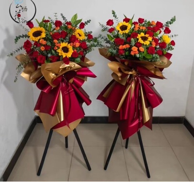 德州市店开业张鲜花篮同城速递商务乔迁庆典18乐陵禹城宁津庆云县