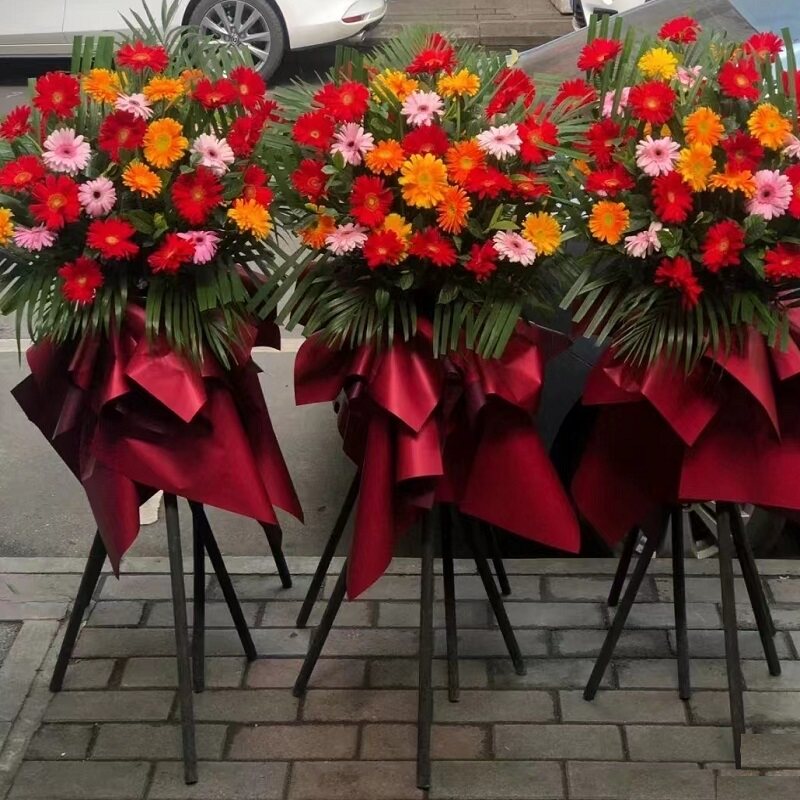 淄博市店开业张鲜花篮同城速递商务乔迁庆典8张店淄川桓台高青县