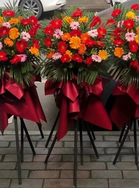 淄博市店开业张鲜花篮同城速递商务乔迁庆典8张店淄川桓台高青县