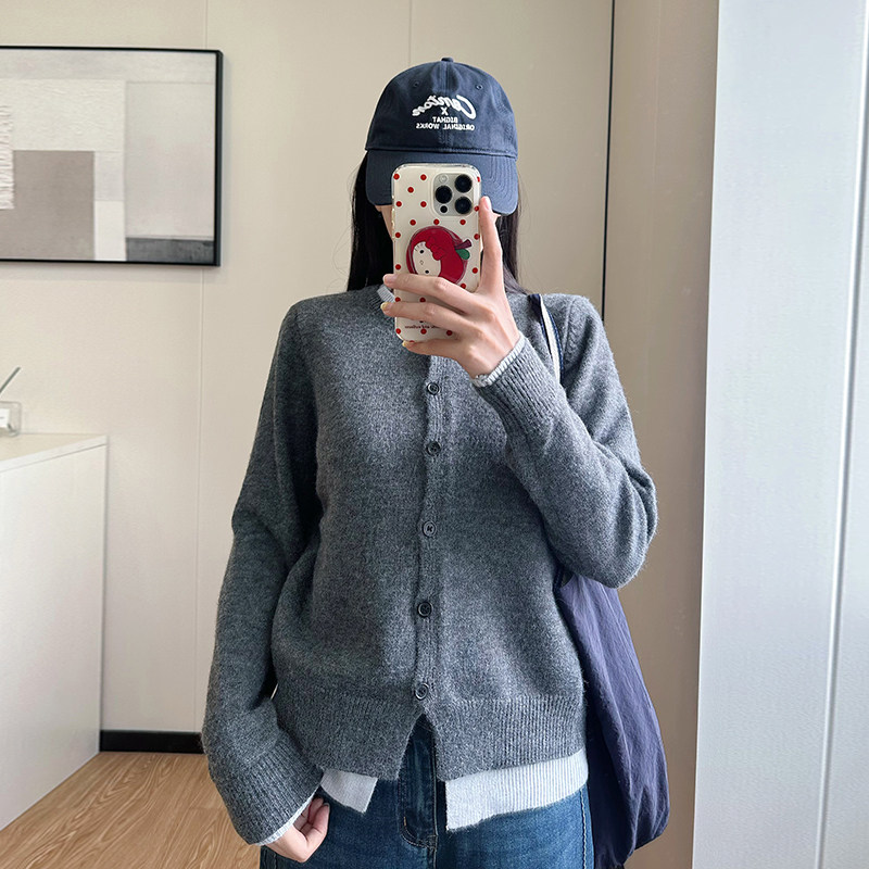 COCO微胖大码胖mm毛衣开衫外套女装2025秋装新款显瘦上衣女针织衫,女装/女士精品,毛针织衫,淘宝优惠券,粉丝福利购,淘宝优惠卷