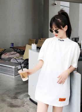 过验美潮Heron Preston仙鹤HP高领刺绣高街短袖男女T恤情侣打底衫