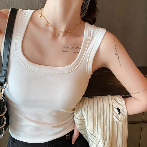 【美式工字小吊带】宽肩带遮副乳