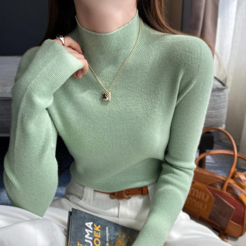 【羊毛一体针织】高级感打底衫