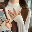 白色半高领打底衫 外穿中领莫代尔T恤上衣 女内搭高级感2025秋新款