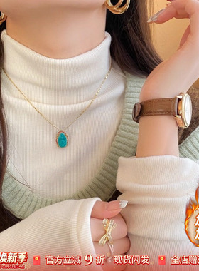 白色半高领加绒加厚打底衫女内搭2025秋冬季新款高级感小个子上衣