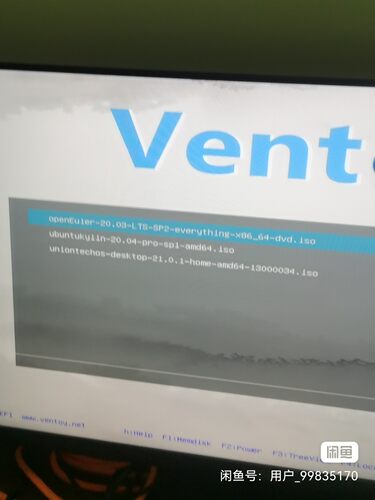 三个linux系统安装u盘，分别是欧拉，麒麟，统信r