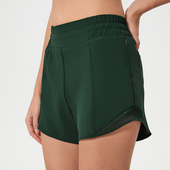 瑜伽裤 辣妈丁丁速干跑步短裤 带三角内衬高腰休闲高腰运动短裤