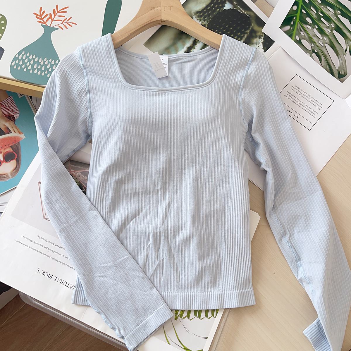 EBB运动长袖免穿内衣运动瑜伽服