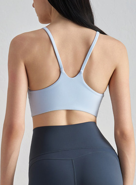 Wunder Train 女士细肩带 Y 型剪裁内衣 A/B普拉提低强度瑜伽内衣