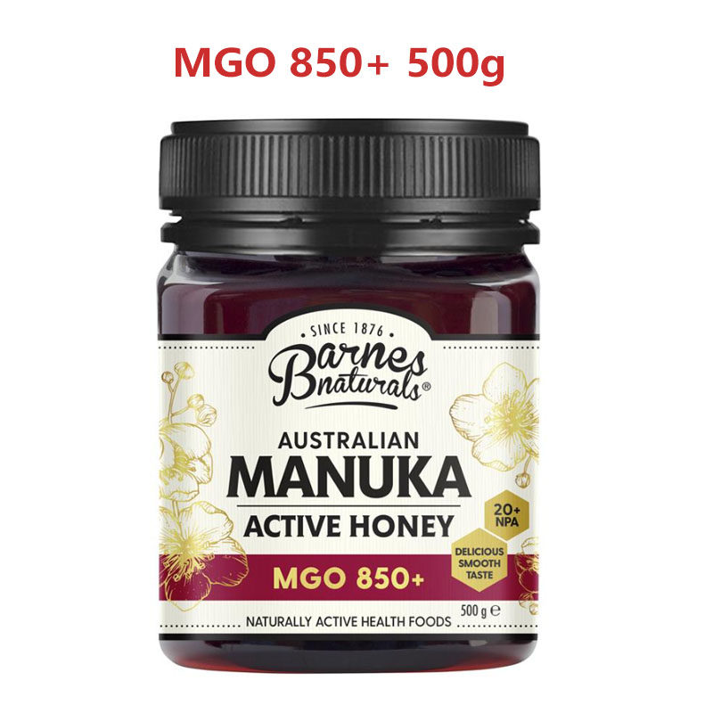 澳洲直邮 Barnes麦卢卡蜂蜜 850+ UMF20+ 500g强免yi 肠胃健康