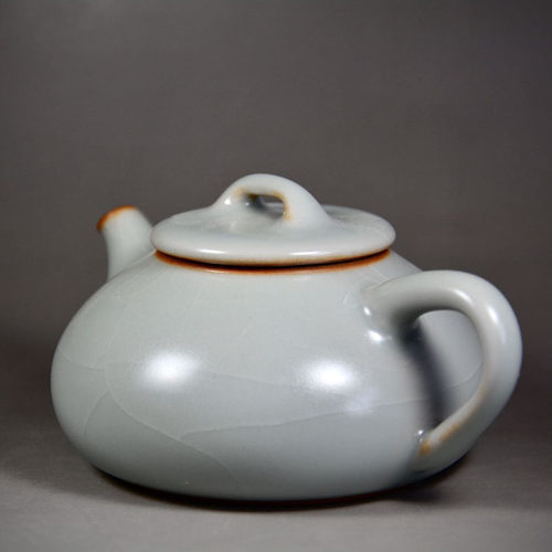 石瓢壶汝瓷开片功夫茶具