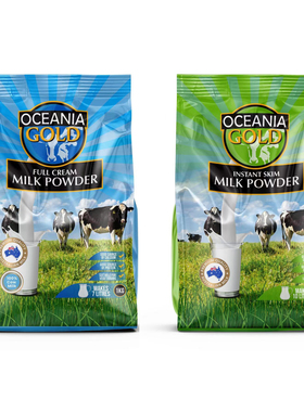 大洋洲Oceania奶粉澳洲进口奶粉脱脂奶粉高钙儿童全家营养奶粉1KG