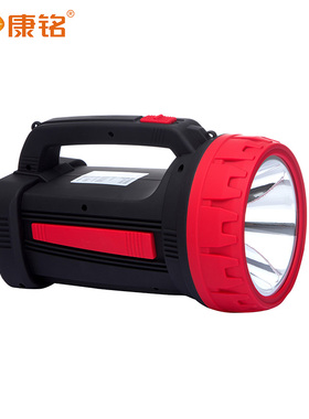 康铭KM-2618N充电强光手提LED手电筒探照灯强光远程巡逻灯应急灯