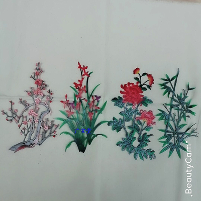皮影戏道具装饰画工艺品背景