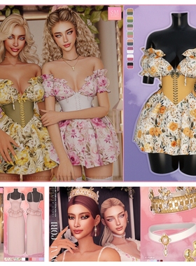 每月更新 琦琦精选 模拟人生4漂亮衣服mod 发型服装妆容sims4