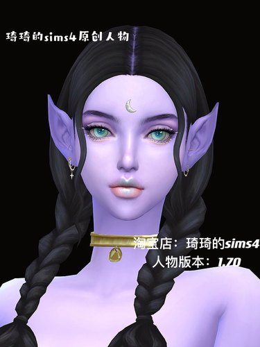琦琦原创外星人服装发型捏脸游戏