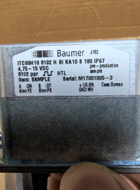 议价Baumer宝盟编码器 ITD99H10 8192 H BI