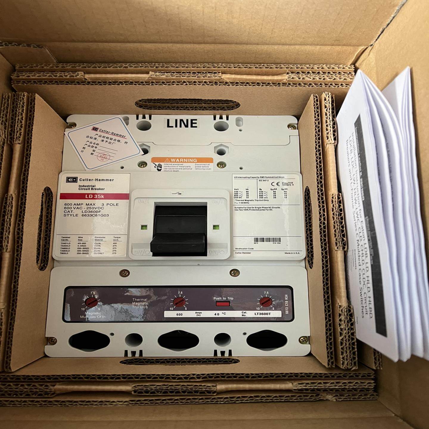 【议价】EATON 卡特拉汉莫 Cutler-Hammer 断路器LD35K LD360