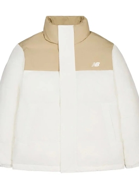 New Balance正品男装防风雨夹克运动休闲鸭绒立领羽绒服AMJ43374