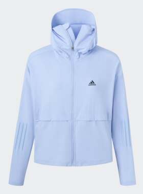 Adidas/阿迪达斯官方正品JACKET女子凉感夏季轻薄连帽防晒衣T2488