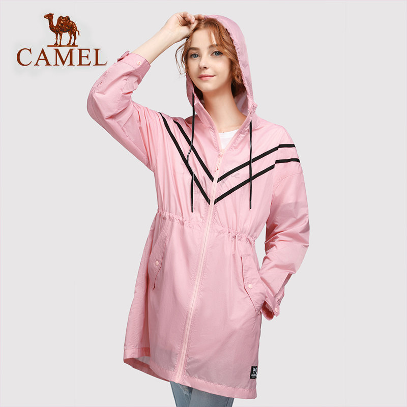 【非卖品】户外皮肤风衣女2020春夏新款舒适连帽防泼水防紫外线休