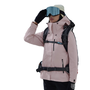 【羽绒版】骆驼雪舞冲锋衣女羽绒服内胆三合一防水登山服男外套冬
