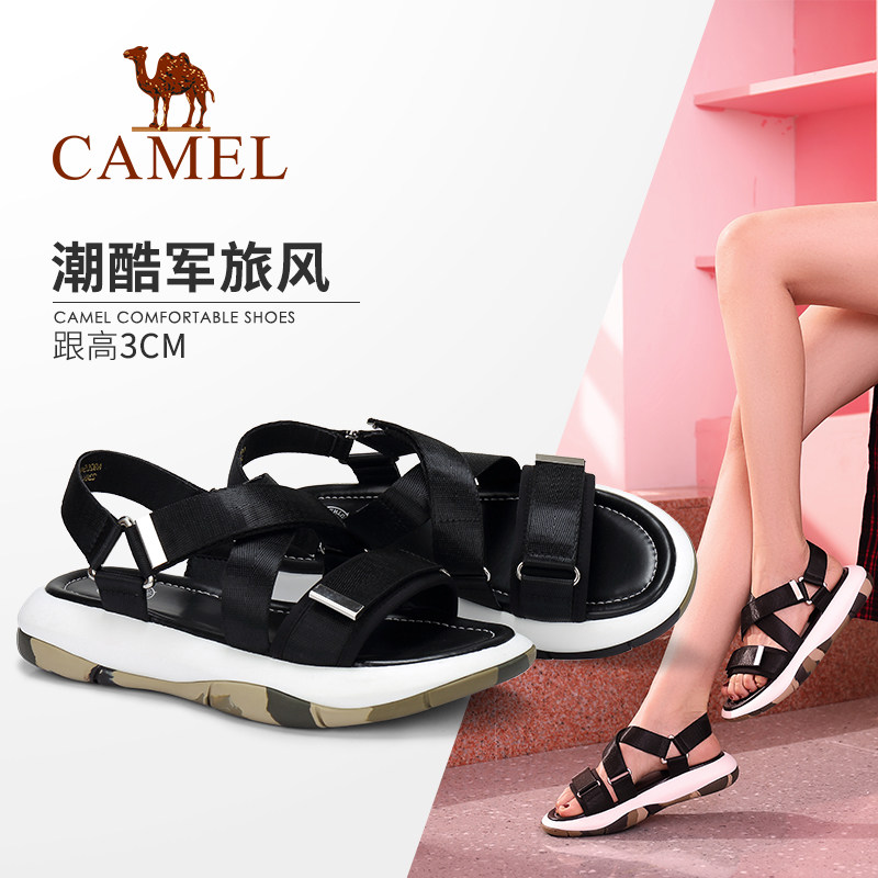 【非卖品】女鞋2020夏季新款运动凉鞋女ins潮鞋网红休闲迷彩沙