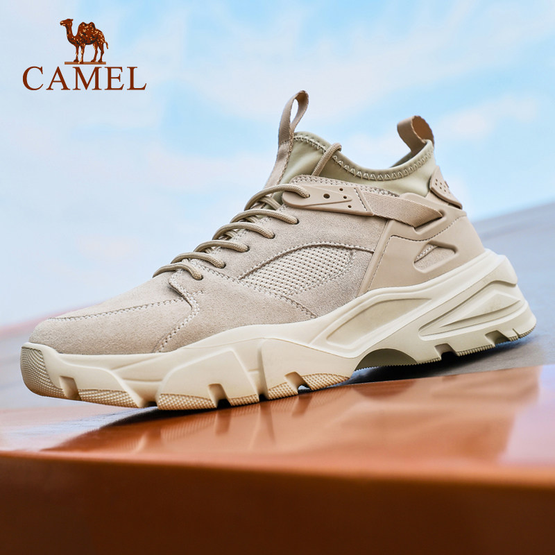 【非卖品】户外男鞋秋冬新款运动风韩版时尚街头复古厚底休闲牛皮