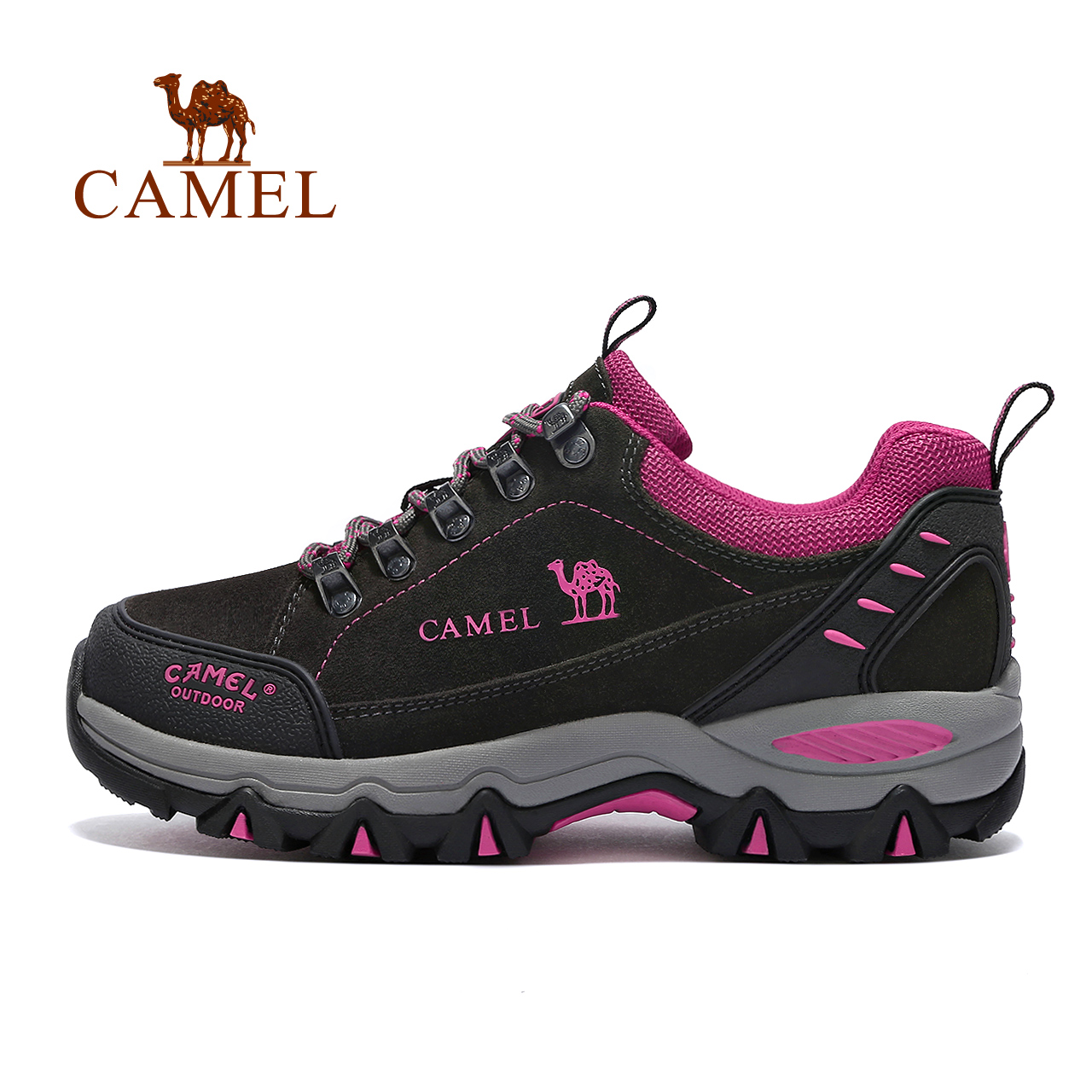 【非卖品】CAMEL骆驼户外情侣减震防滑徒步鞋男女款低帮耐磨透气