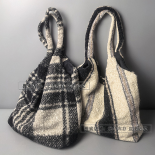 （主打慵懒实用）时尚圈圈毛托特包大容量仿羊羔毛单肩包手提布包