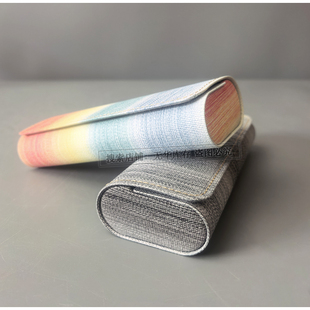 （油画硬盒--美到心坎）清新渐变复古墨镜盒小众便携眼镜盒收纳盒