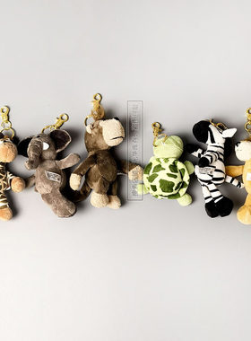软糯萌小动物挂件包包挂饰钥匙扣