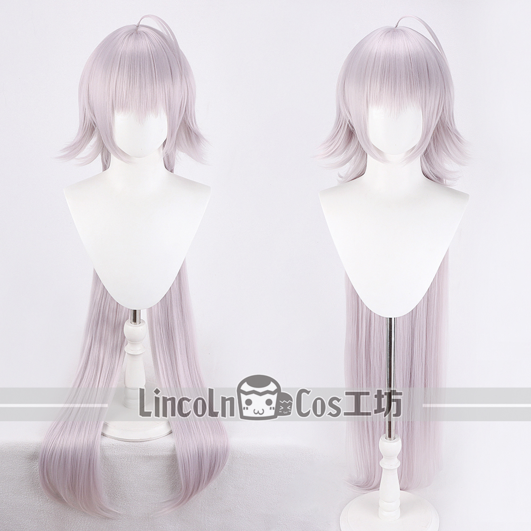 LINCOLN Fate FGO 满破Alter黑贞德 混银紫 黑贞短发+100cm接发片