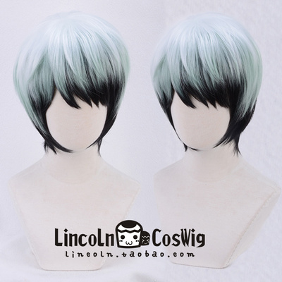 LINCOLN 鬼灭之刃 愈史郎 层次渐变cos假发 收脸小短发