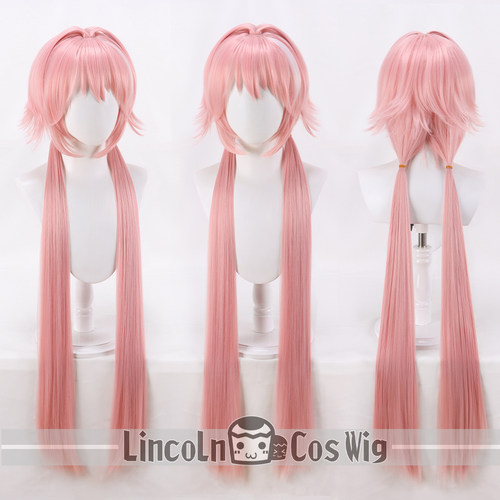 LINCOLN Fate/Apocrypha FGO 阿斯托尔福 双马尾 浅粉cosplay假发