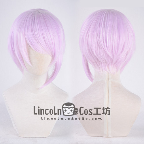 LINCOLN DOUBLE DECKER! 道格&基里尔 基里尔COSPLAY假发 混粉紫