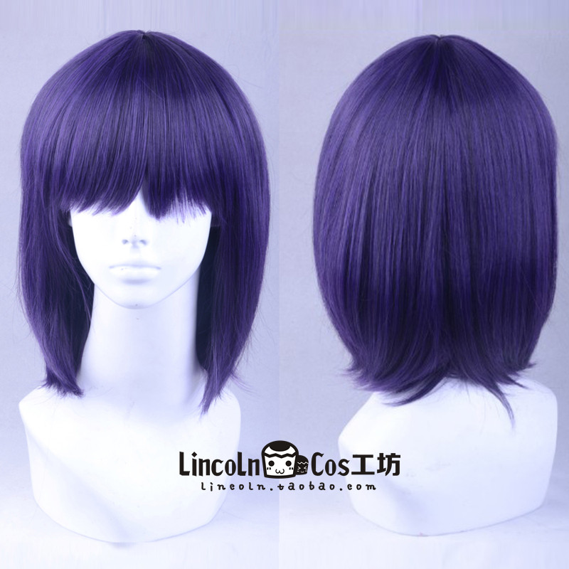 LINCOLN 高温丝cosplay假发 文豪野犬  与谢野晶子 紫色35cm