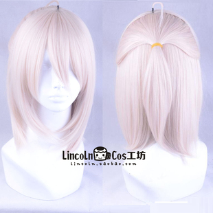 Fate/Grand Order 樱Saber 冲田总司 FGO COSPLAY假发 呆毛造型