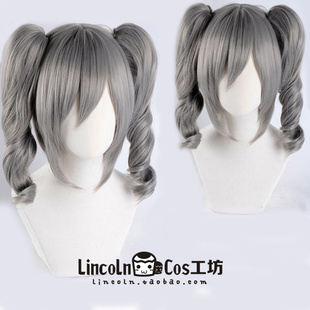 偶像大师 灰姑娘女孩 神崎兰子 cosplay假发高温丝双虎卡