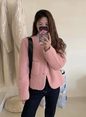 七七ost 2022冬季 把棉花糖穿在身上 奶fufu香香风加厚蓬松感外套