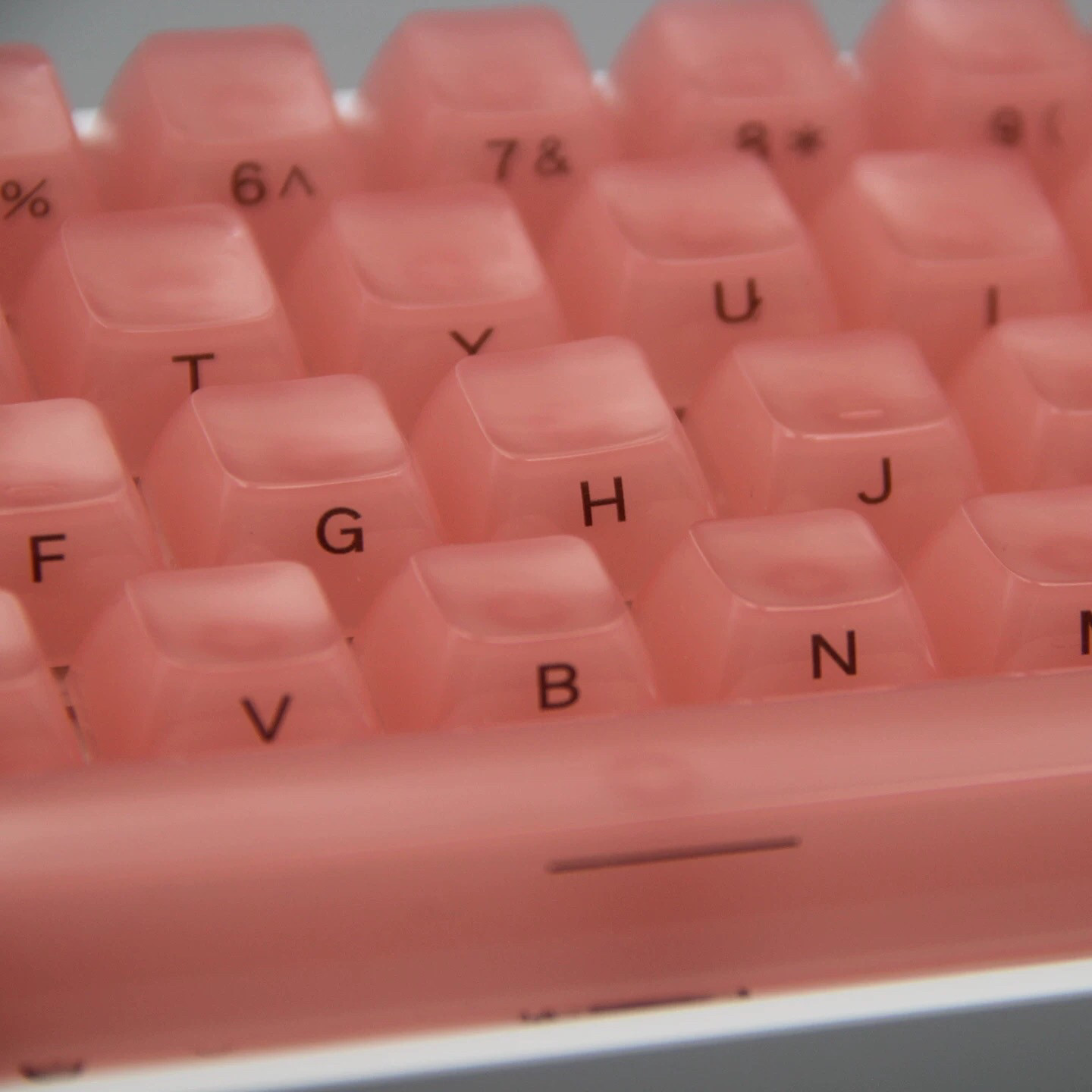 汉粉玉侧刻正刻键帽雾透适配小蜜蜂迈从美加狮磁轴,电脑硬件/显示器/电脑周边,键帽,淘宝优惠券,粉丝福利购,淘宝优惠卷
