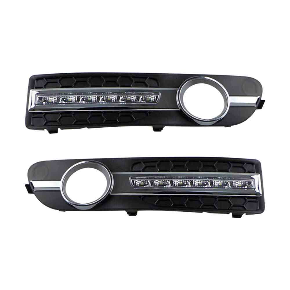볼보 09-13 S80L 주간 주행등에 적합 수정된 LED 전면 안개등 S80 러닝 워터 턴 라이트