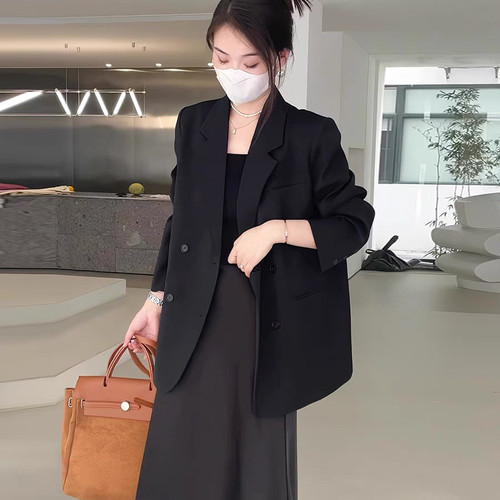 春秋休闲宽松小西装外套女