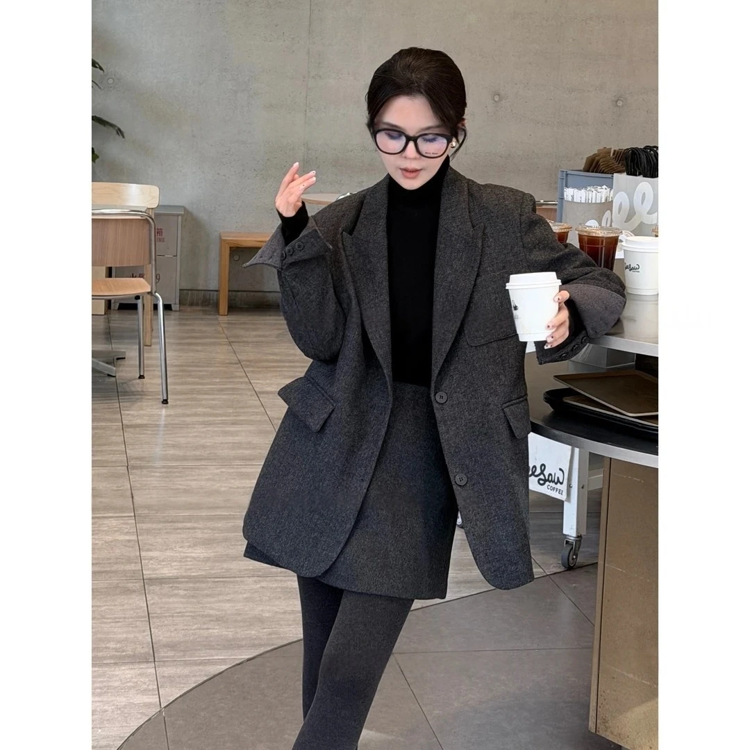 气质羊毛大衣90白鸭绒毛呢外套