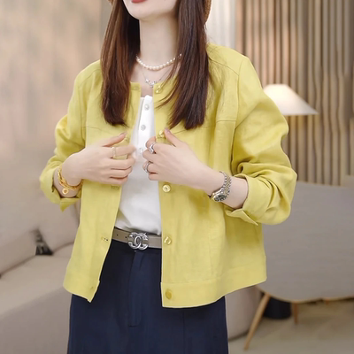 春夏单层外搭开衫上衣女防晒服