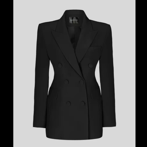 高级法式赫本风蚂蚁腰显瘦小西服