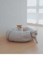 Cool feeling, extra-long cat tunnel, shelter, sleeping bed, closed tent house, doughnut, pet burrow, four-season toys thumbnail 3